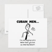 Cubaanse Mannen zijn het beste Briefkaart (Voorkant / Achterkant)