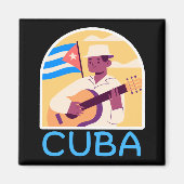 Cubaanse muziek Cuba Magneet (Voorkant)