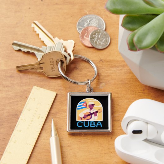 Cubaanse muziek Cuba Sleutelhanger (Bureau)