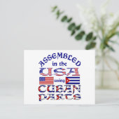 Cubaanse onderdelen briefkaart (Staand voorkant)