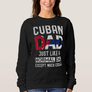 Cubaanse papa vaders dag Cuba vlag Mannen Verjaard Trui