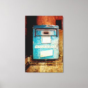 Cubaanse postbus Havana Canvas Afdruk
