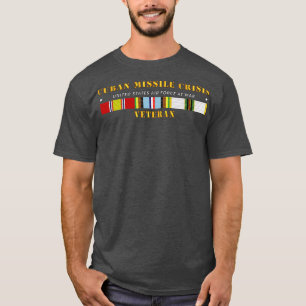 Cubaanse rakettencrisis a AFEM COLD SVC USAF T-shirt