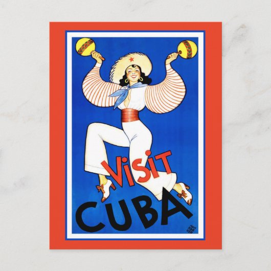  Cubaanse reisreclame Briefkaart (Voorkant)