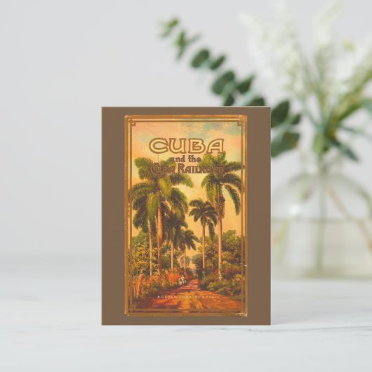  Cubaanse reizen - Cuba Railroad Flat Kaart (Staand voorkant)