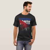 Cubaanse roet over het erfgoed van Cuba T-shirt (Voorkant volledig)