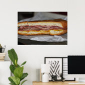 Cubaanse sandwich op Canvas Print (Thuiskantoor)