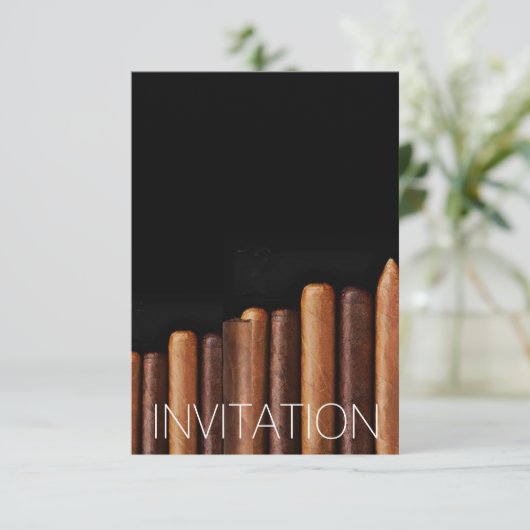 Cubaanse sigaar Vip zakelijke viering Kaart (Staand voorkant)