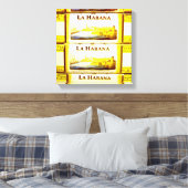 Cubaanse sigaren | La Habana | Canvas Afdruk (Insitu (Slaapkamer))