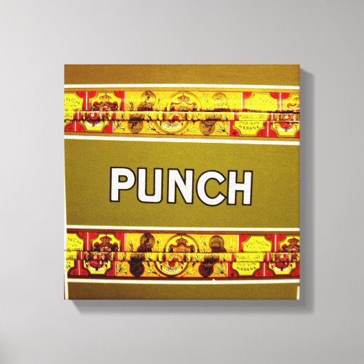 Cubaanse sigaren | Punch | Canvas Afdruk (Voorkant)
