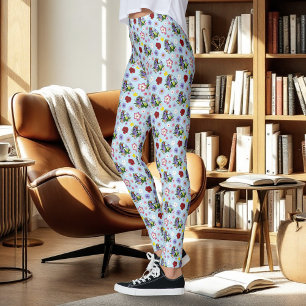 Cubaanse slakken paarse paddenstoelen leggings