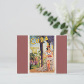 Cubaanse Toerismecommissie tropen reizen Briefkaart (Staand voorkant)