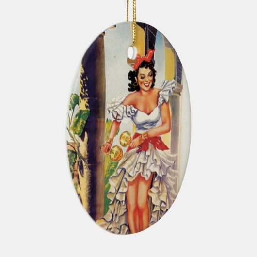  Cubaanse Toerismecommissie tropen reizen Keramisch Ornament (Rechts)