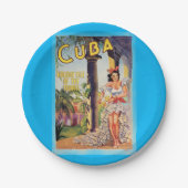  Cubaanse Toerismecommissie tropen reizen Papieren Bordje (Voorkant)