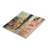  Cubaanse Toerismecommissie tropen reizen Tegeltje (Zijkant)