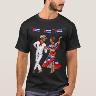 Cubaanse traditionele dans t-shirt