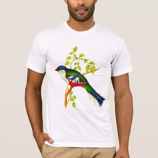 Cubaanse trogon t-shirt (Voorkant)