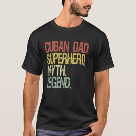 Cubaanse vader t-shirt (Voorkant)