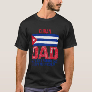  Cubaanse vader vlaggen voor vaderdag T-shirt