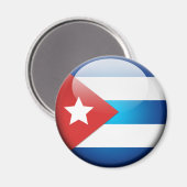 Cubaanse vlag 2.0 magneet (Voorkant / Achterkant)