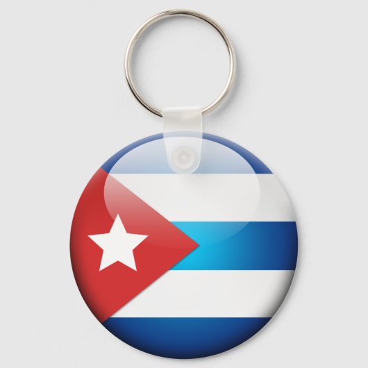 Cubaanse vlag 2.0 sleutelhanger (Voorkant)