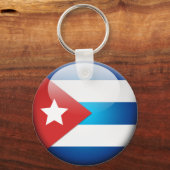 Cubaanse vlag 2.0 sleutelhanger (Voorkant)