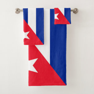 Cubaanse vlag bad handdoek