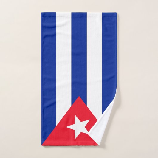 Cubaanse vlag bad handdoek (Handdoek)