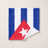 Cubaanse vlag bad handdoek (Wasdoekje)