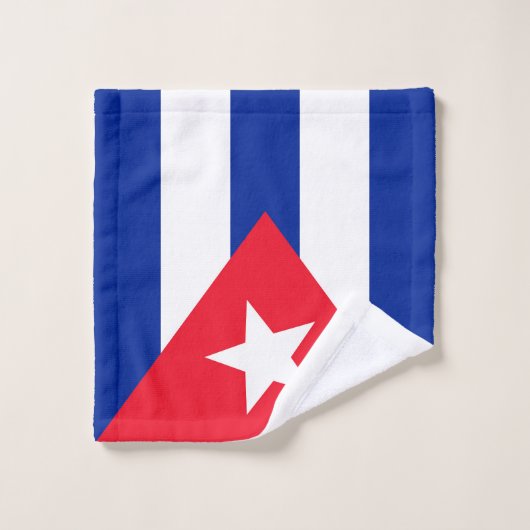 Cubaanse vlag bad handdoek (Wasdoekje)
