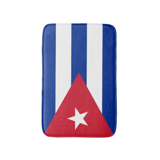 Cubaanse vlag badmat (Voorkant Verticaal)