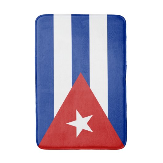 Cubaanse vlag badmat (Voorkant Verticaal)