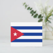 Cubaanse vlag - Bandera Cubana - Vlag van Cuba Briefkaart (Staand voorkant)