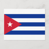 Cubaanse vlag - Bandera Cubana - Vlag van Cuba Briefkaart (Voorkant)