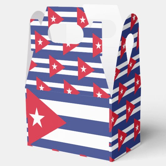 Cubaanse vlag bedankdoosjes (Geopend)