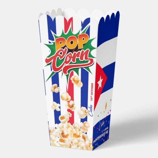 Cubaanse vlag bedankdoosjes (Voorkant)