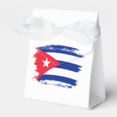 Cubaanse vlag bedankdoosjes (Voorkant Zijde)