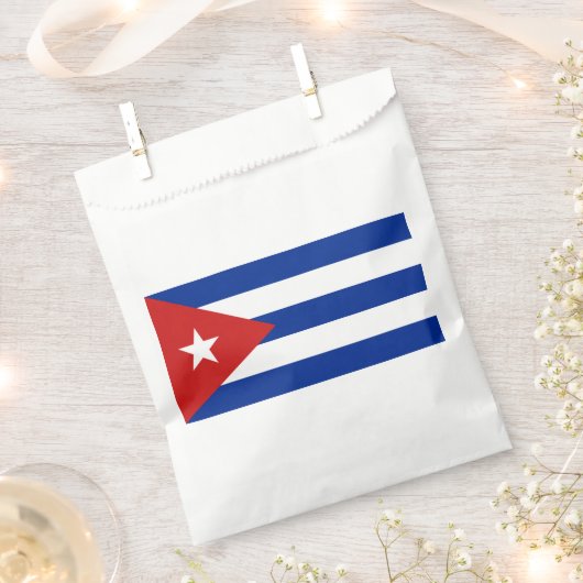 Cubaanse vlag bedankzakje (Geknipt)