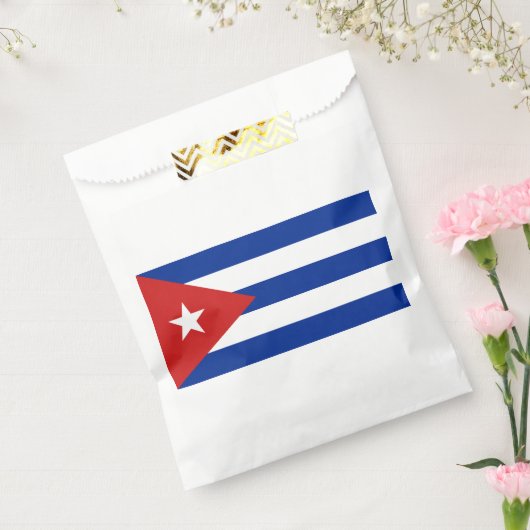 Cubaanse vlag bedankzakje (Gezegeld)