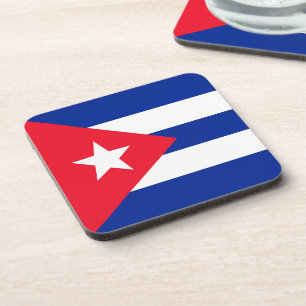 Cubaanse vlag bier onderzetter