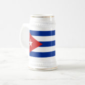 Cubaanse vlag bierpul (Voorkant links)