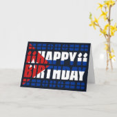 Cubaanse vlag Birthday-kaart Kaart (Gele Bloem)