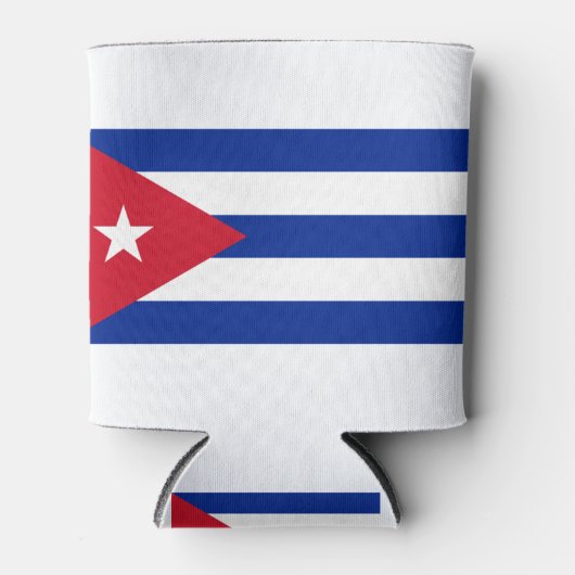 Cubaanse vlag blikjeskoeler (Voorkant)
