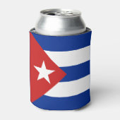 Cubaanse vlag blikjeskoeler (Blikje Voorkant)