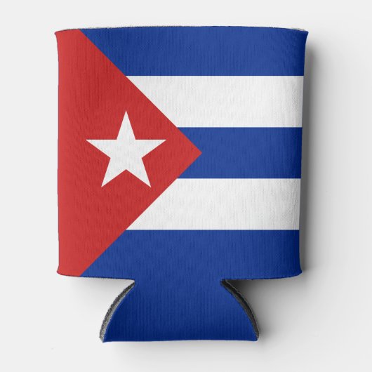 Cubaanse vlag blikjeskoeler (Voorkant)