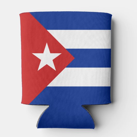 Cubaanse vlag blikjeskoeler (Achterkant)
