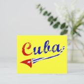 Cubaanse vlag briefkaart (Staand voorkant)