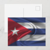 Cubaanse vlag briefkaart (Voorkant / Achterkant)