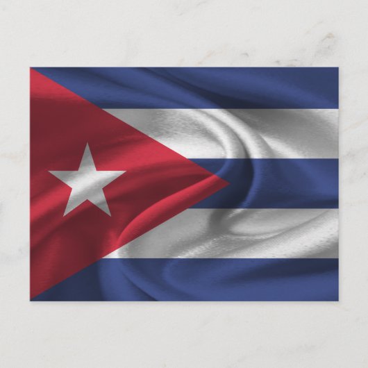 Cubaanse vlag briefkaart (Voorkant)