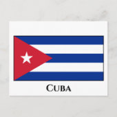 Cubaanse vlag briefkaart (Voorkant)